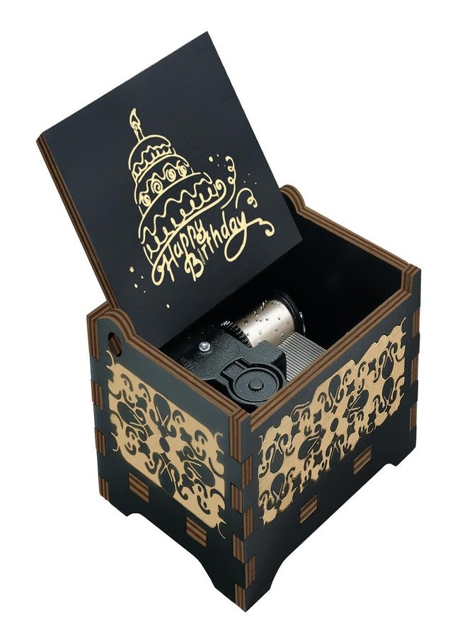 Sooharic Music Box Happy Birthday Gifts for Boys, Girls, Friends - 18 Note Mechanism Wooden Music Box Wind Up - Image 2